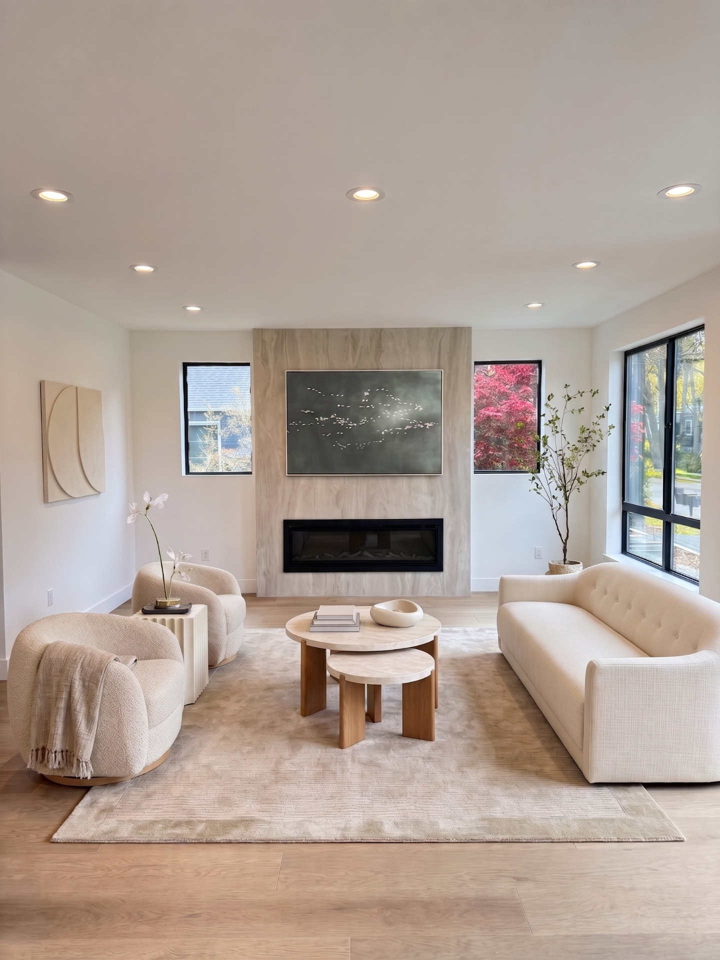 Serene Living Spaces, professionally virtually staged
